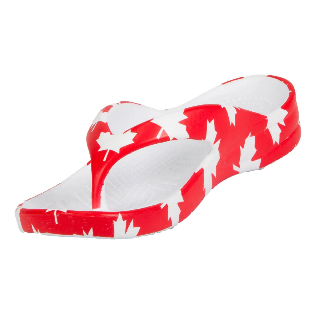 Toddlers' Flip Flops - Canada (Red/White)