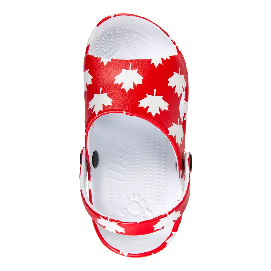 Toddlers' Slides - Canada (Red/White)