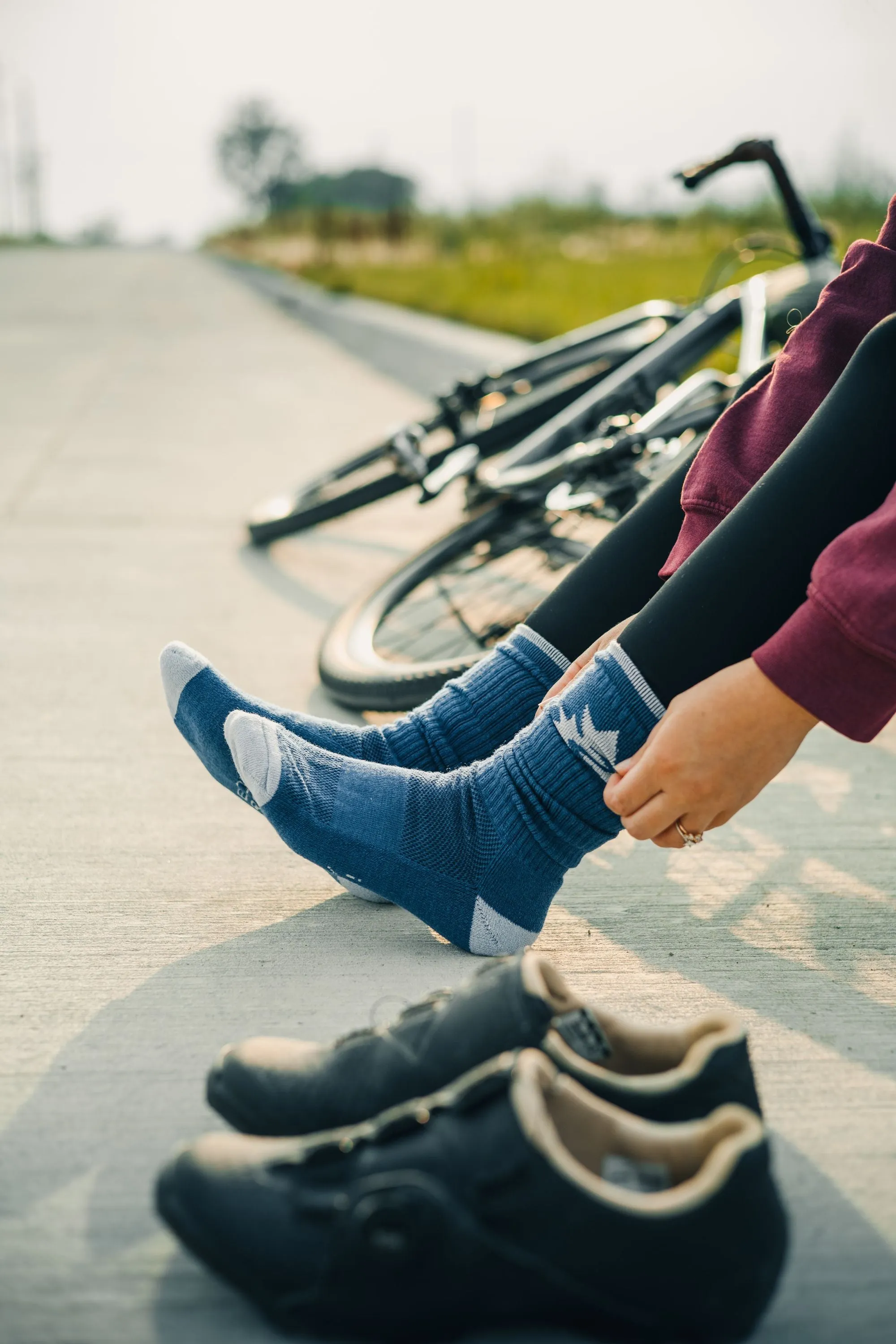 Trans Canada Trail Merino Wool Mesh Hiking Socks - Made in Canada