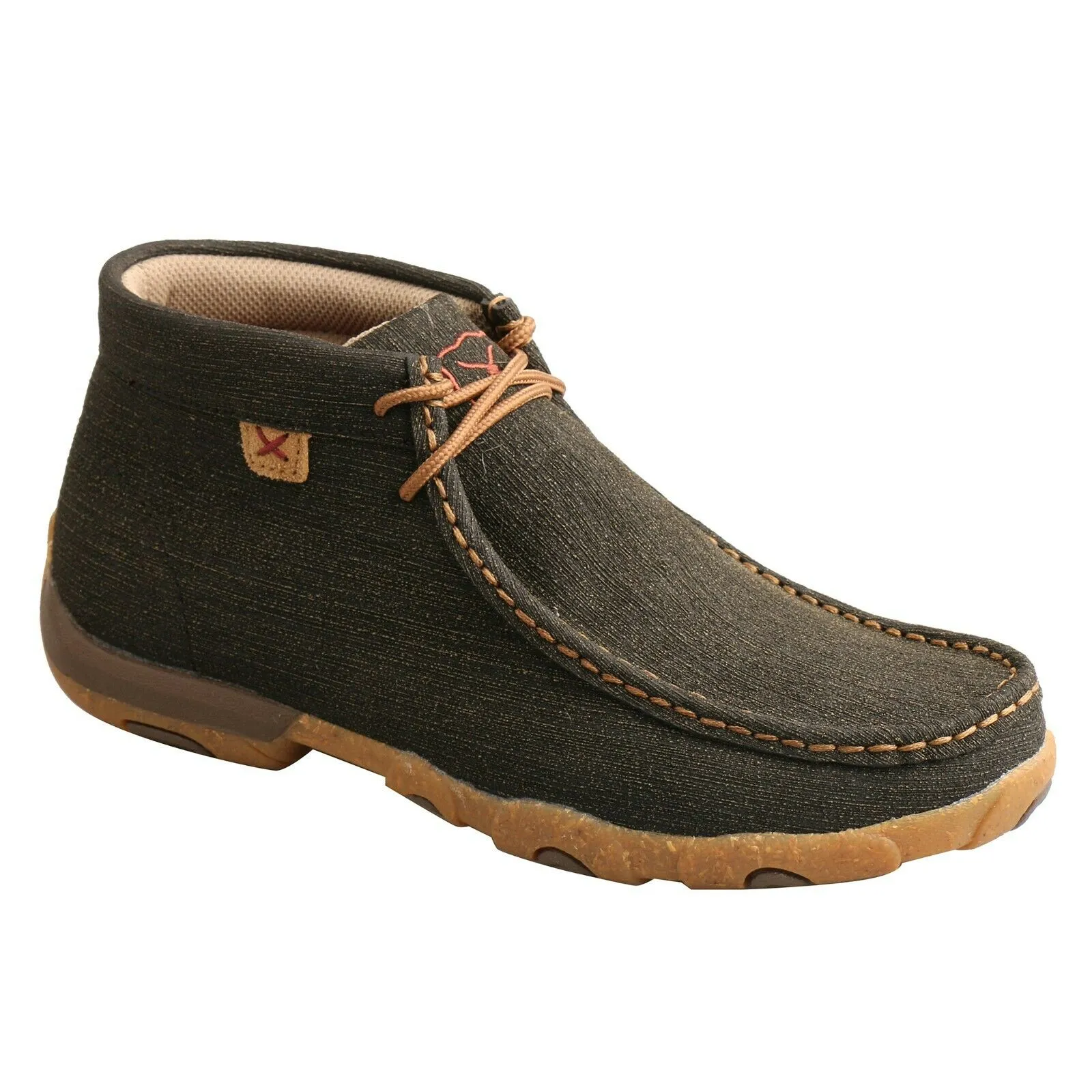 Twisted X Ladies Chukka Charcoal Driving Mocs WDM0144