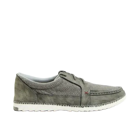 Twisted X® Men's Zero X Driving Moc Grey Slip-On Casual Shoes MZX0007