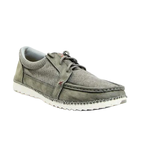 Twisted X® Men's Zero X Driving Moc Grey Slip-On Casual Shoes MZX0007