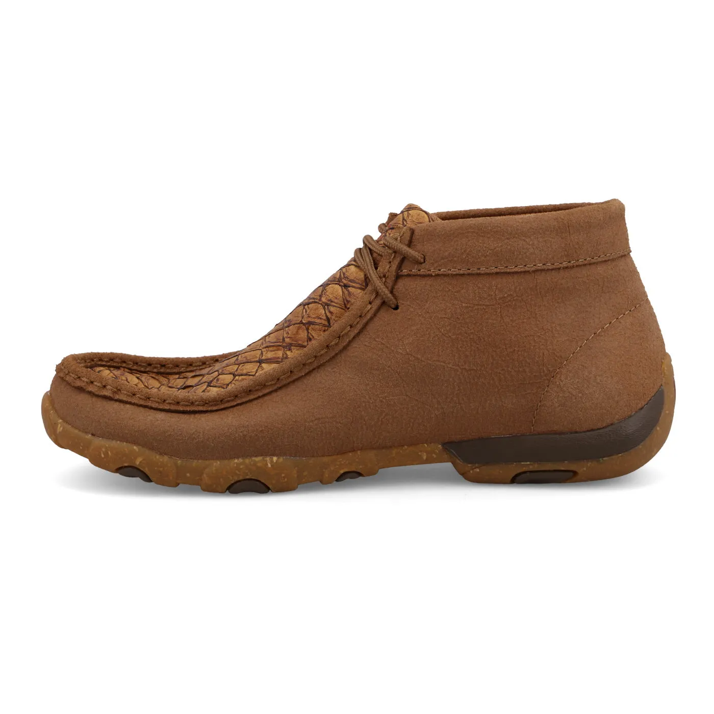 Twisted X Women's Chukka Driving Moc in Tan & Toasted Coconut