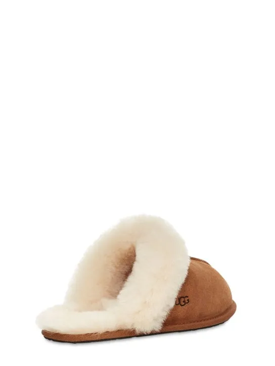 Ugg   10mm Scuffette II suede &amp; shearling mule 