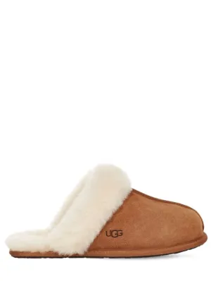 Ugg   10mm Scuffette II suede &amp; shearling mule 