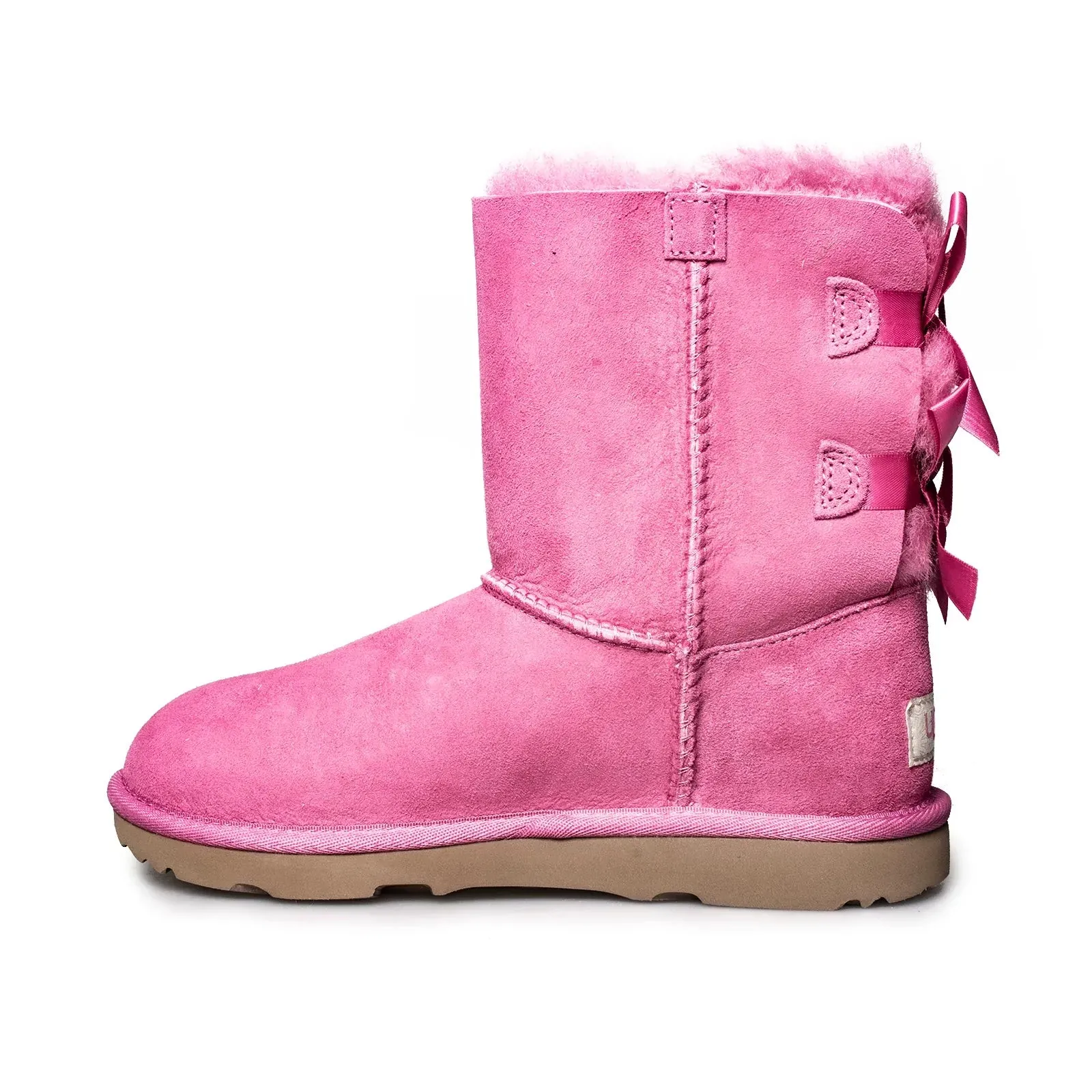 UGG Bailey Bow II Pink Azalea Boots - Youth