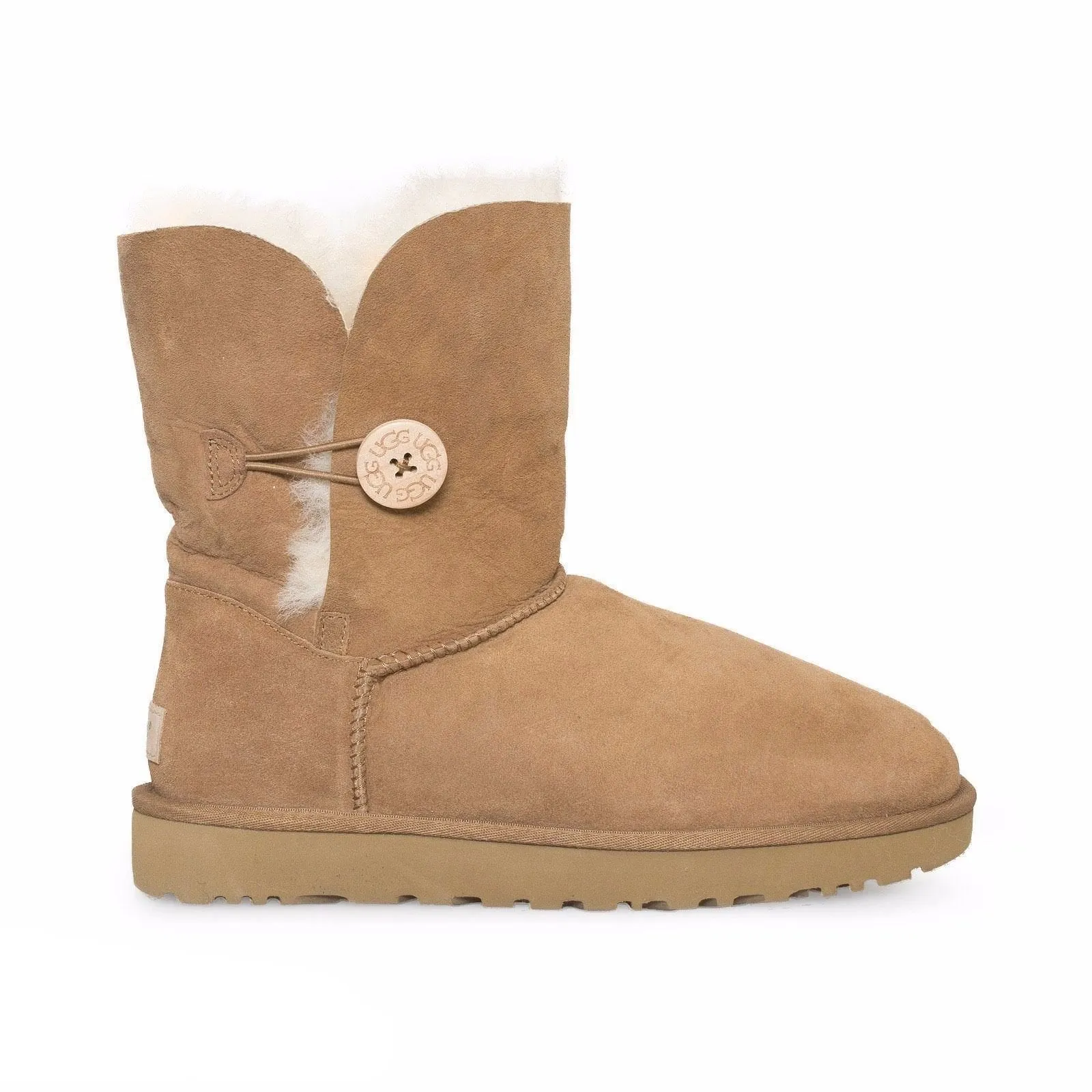 UGG Bailey Button II Chestnut Boots - Youth