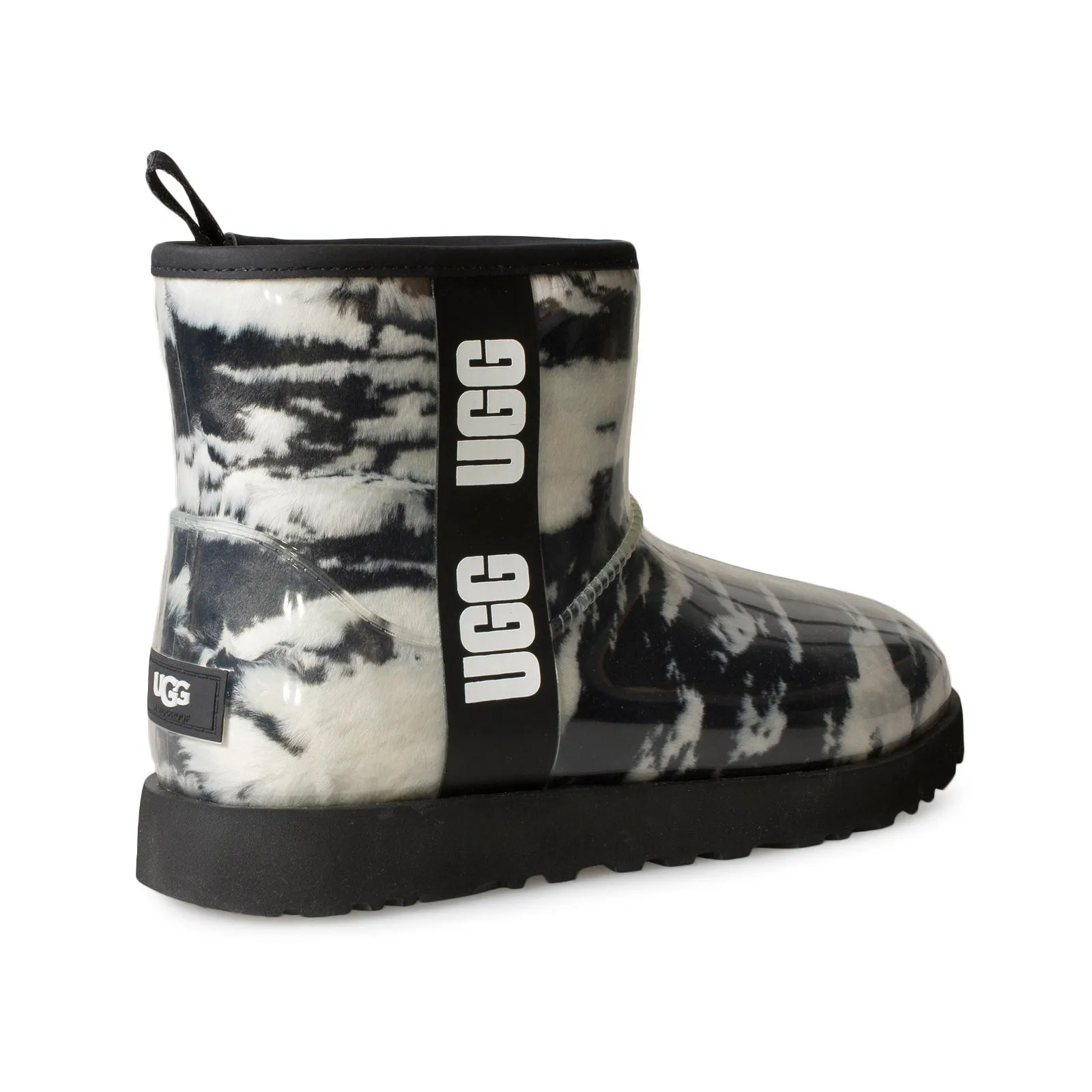 UGG Classic Clear Mini Marble Black Boots - Women's