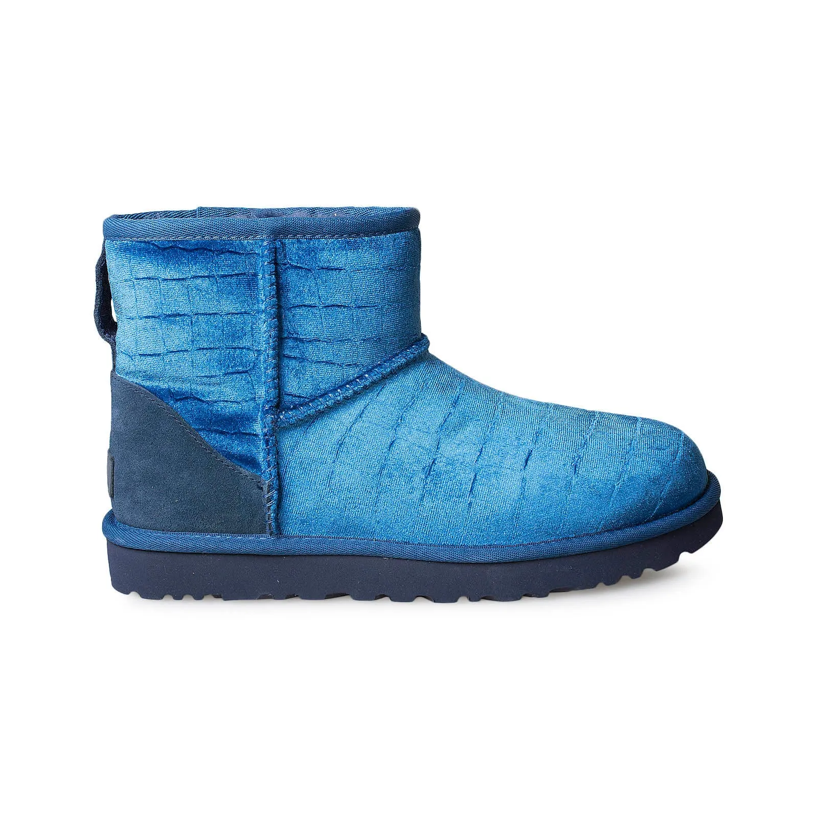 UGG Classic Mini II Croc Navy Boots - Women's