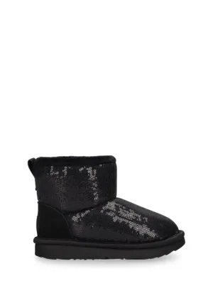 Ugg   Classic Mini Mirror Ball shearling boots 