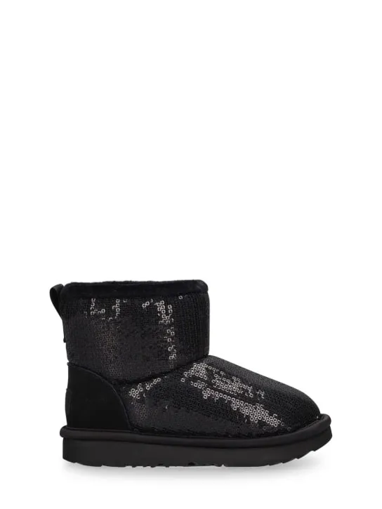 Ugg   Classic Mini Mirror Ball shearling boots 