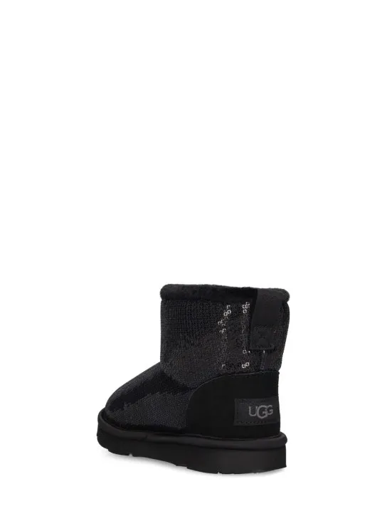 Ugg   Classic Mini Mirror Ball shearling boots 