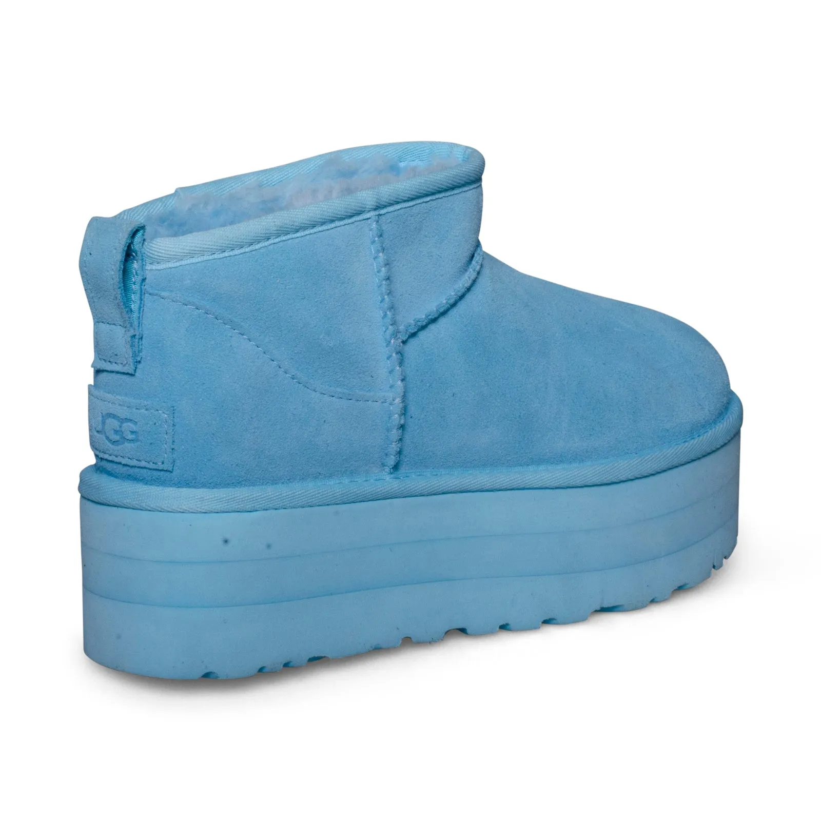 UGG Classic Ultra Mini Platform Sky Blue Boots - Women's