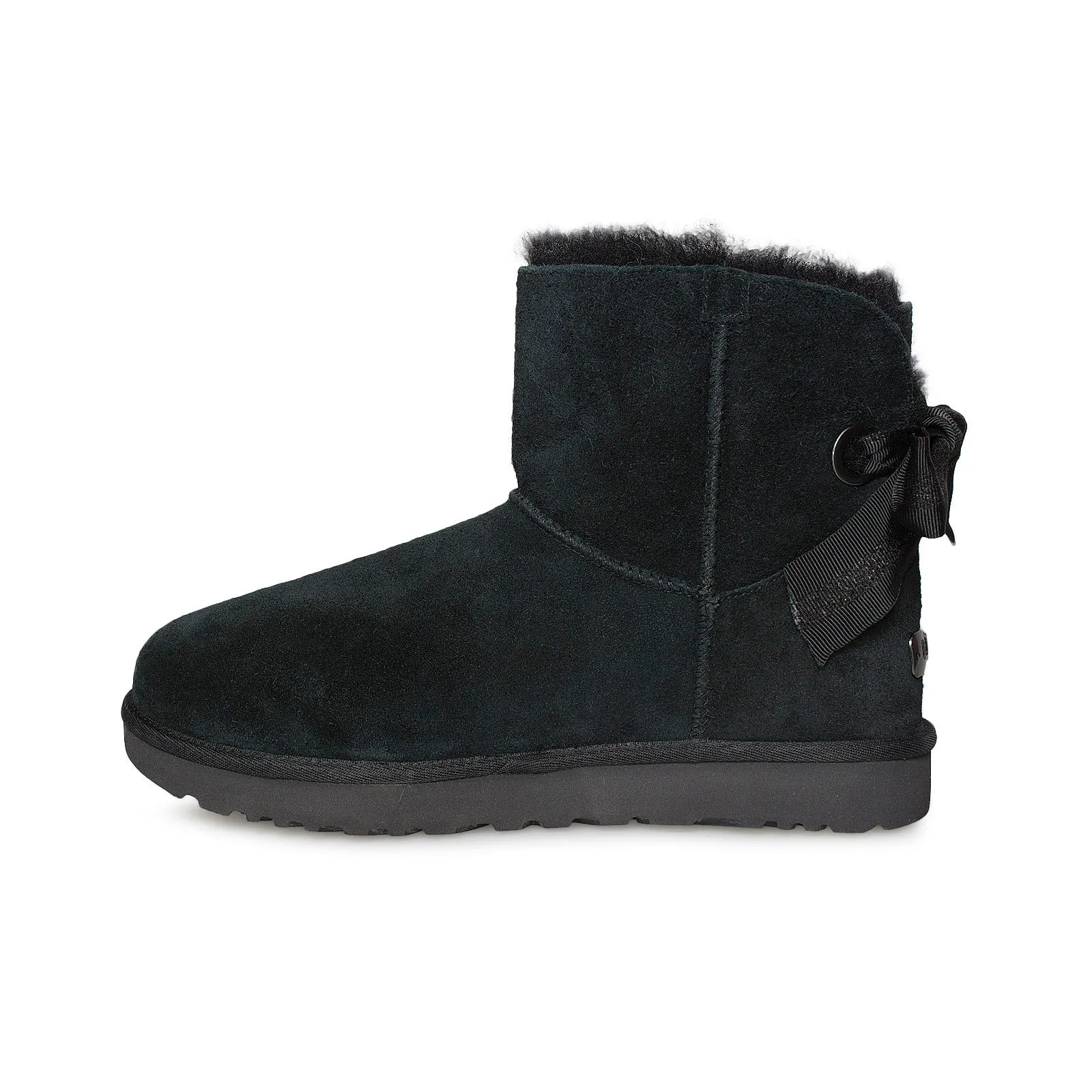 UGG Customizable Bailey Bow Mini Black Boots - Women's