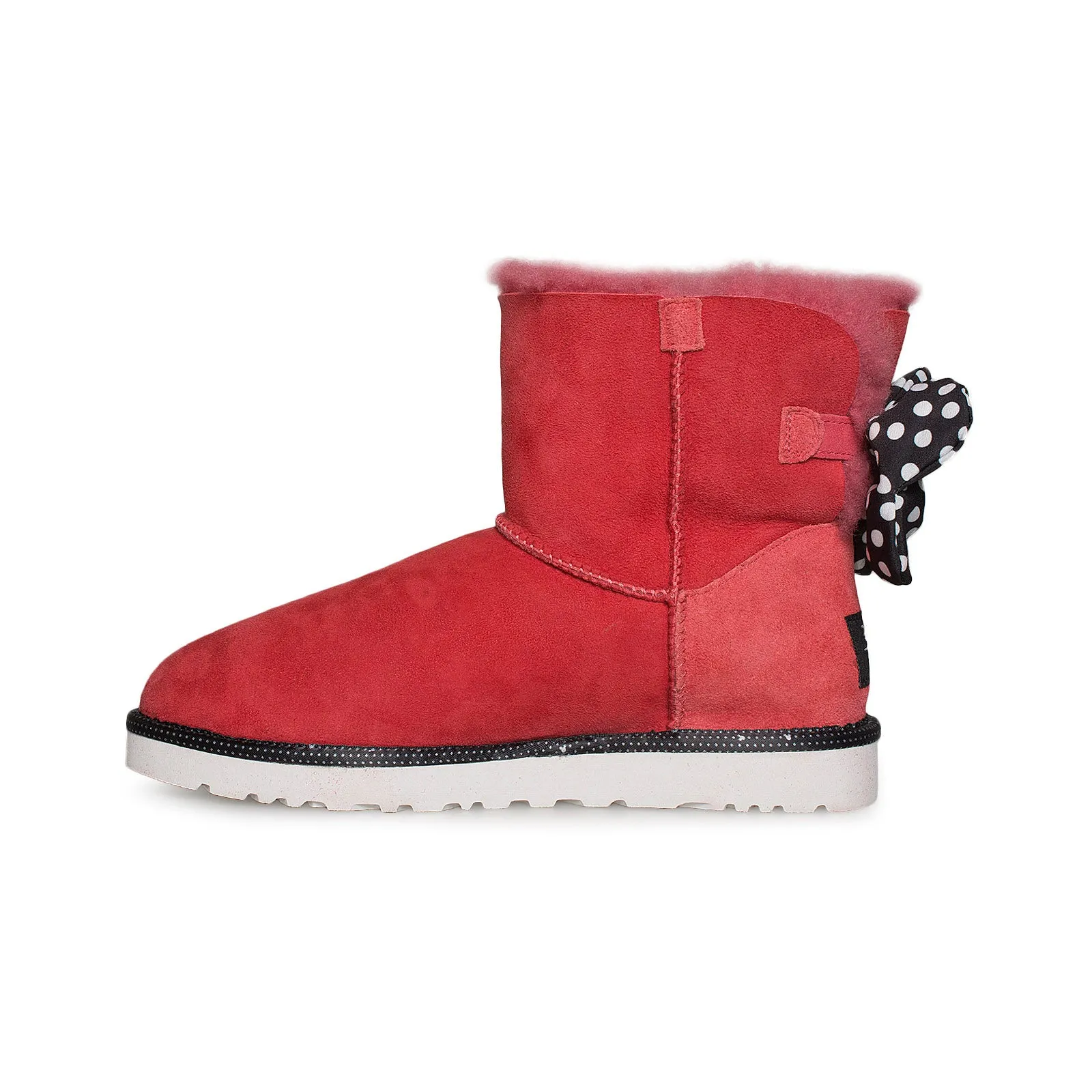 UGG Disney Minney Mouse Sweetie Bow Red Boots - Women's