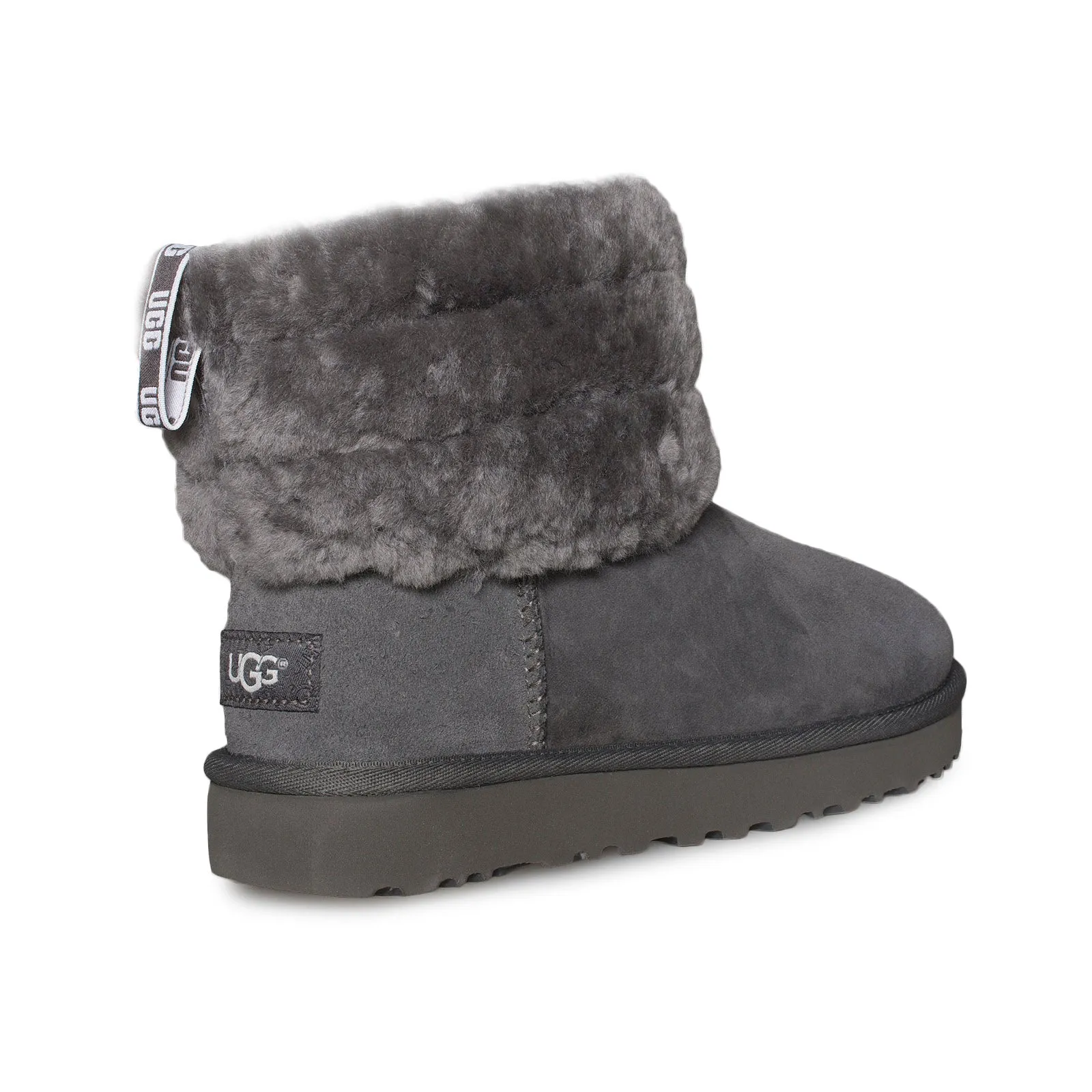 UGG Fluff Mini Quilted Charcoal boots - Women's