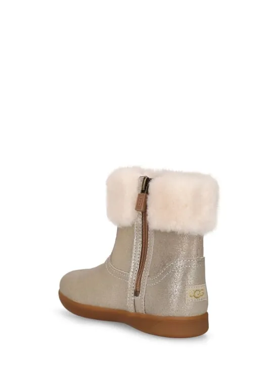 Ugg   Jorie II Metallic shearling boots 