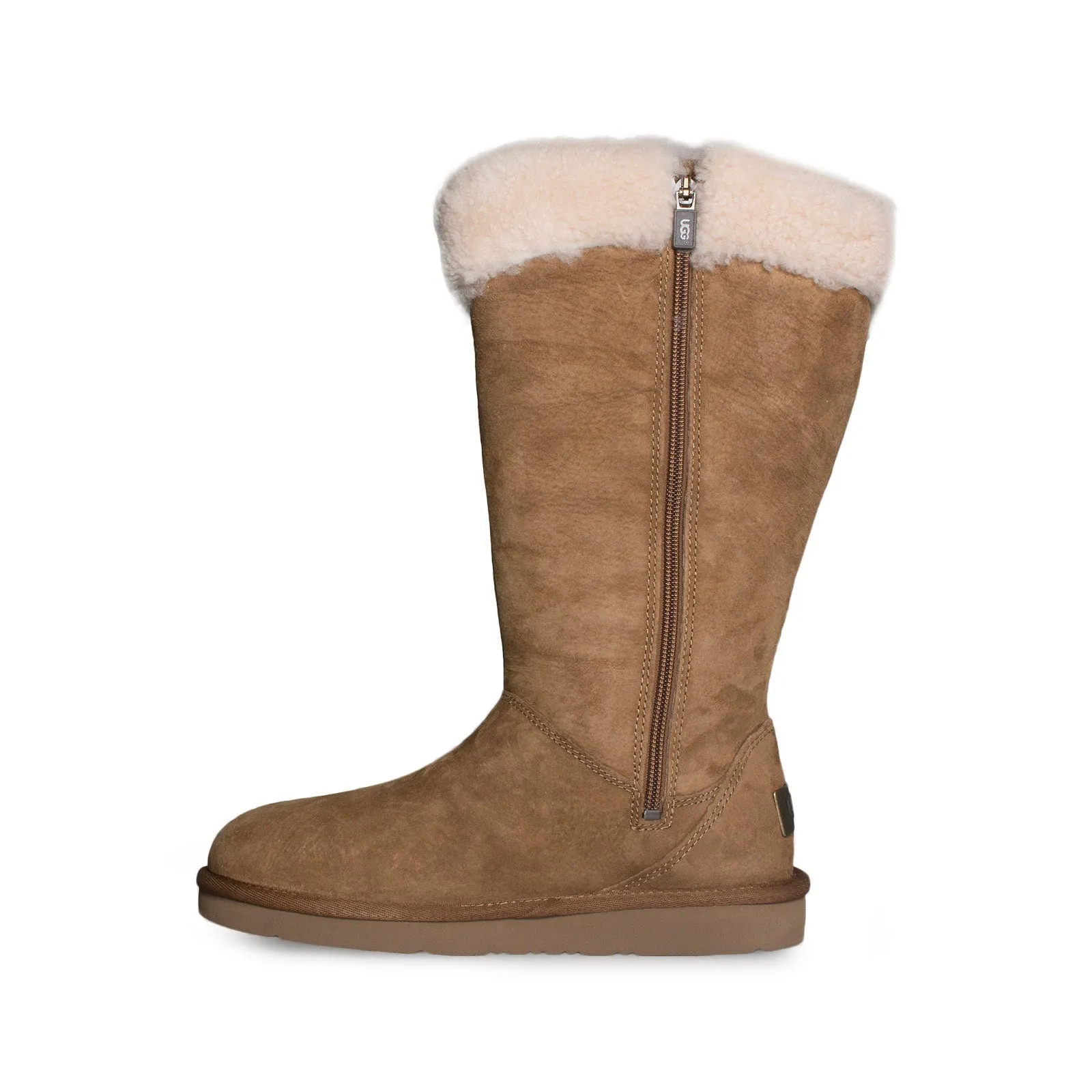 UGG Plumdale Cuff Chestnut Boots - Women's