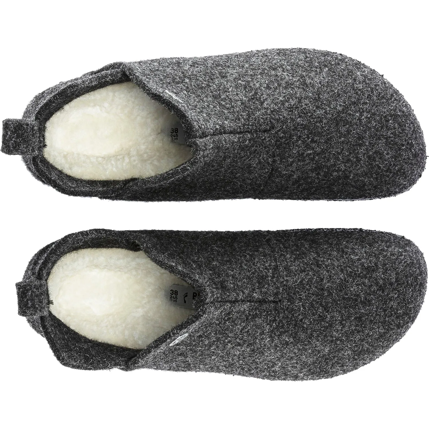 Unisex Birkenstock Andermatt Shearling Anthracite Wool