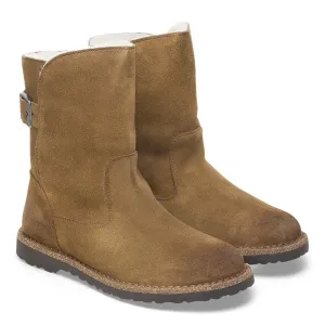 Uppsala | Women | Suede/Shearling | Dark Tea