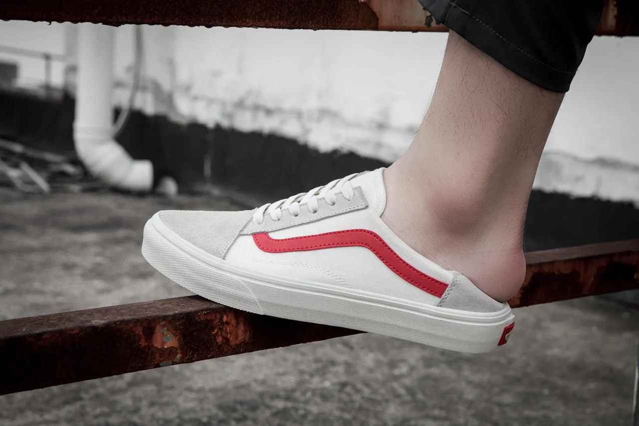 Vans Old Skool Mule 36-447 Cream and Red