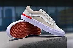 Vans Old Skool Mule 36-447 Cream and Red