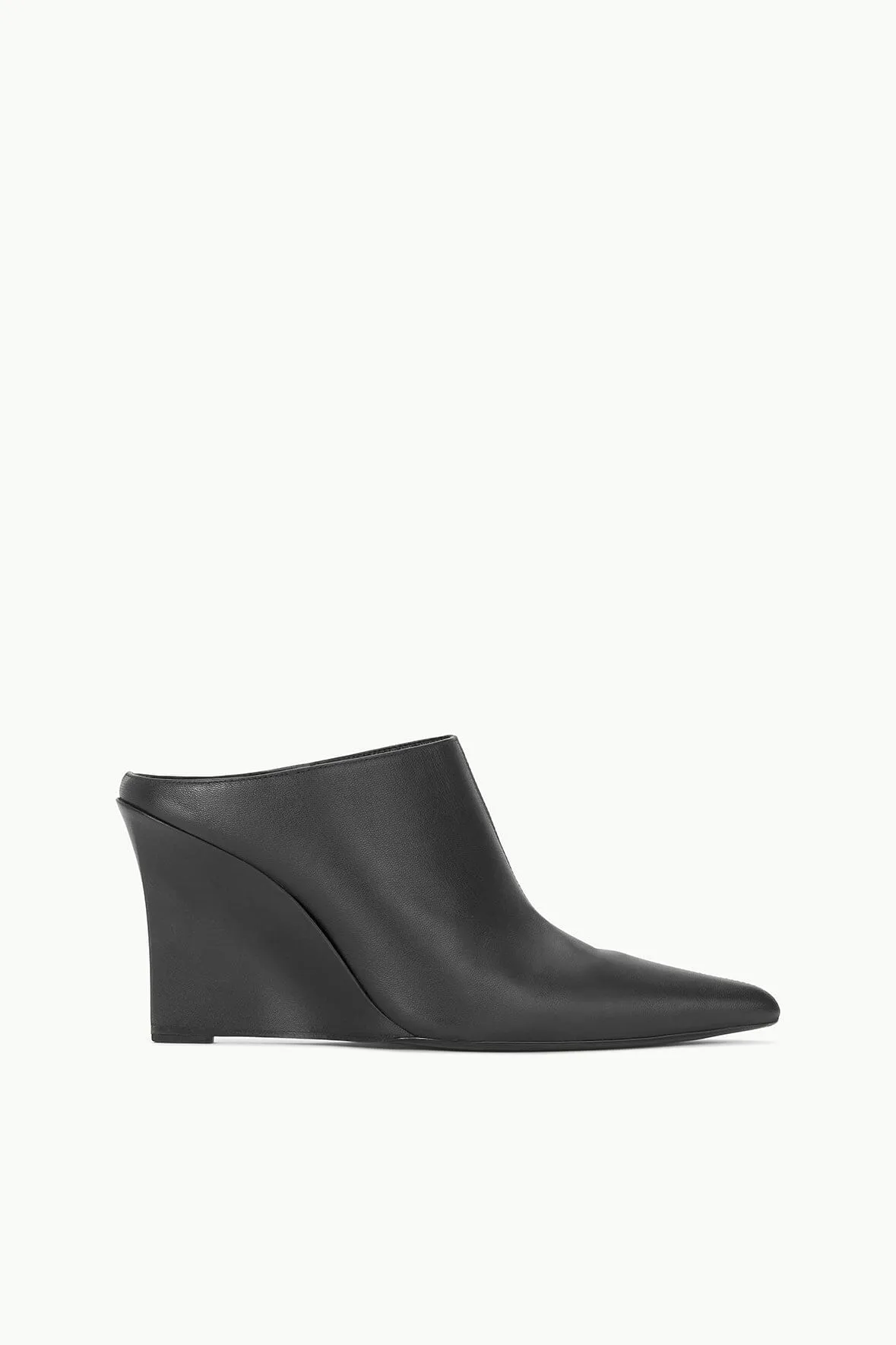 VESPER WEDGE MULE | BLACK