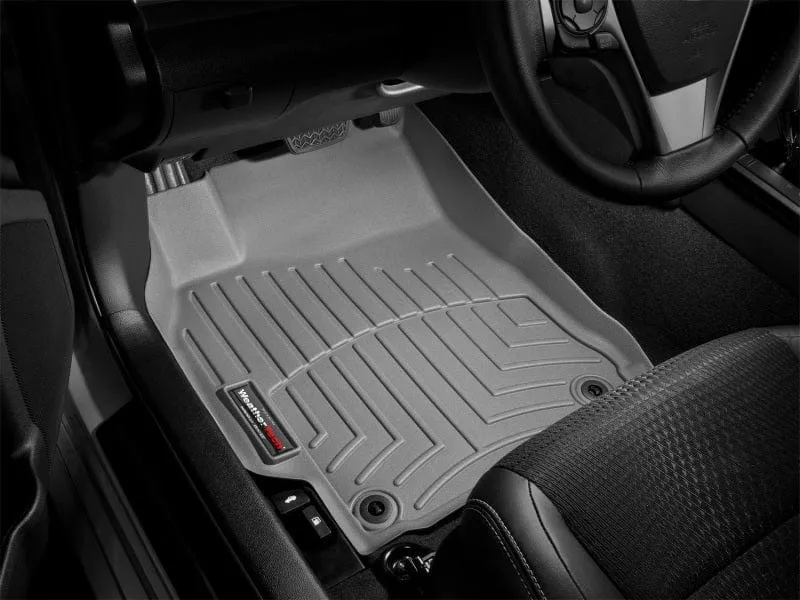 WeatherTech 08-15 Audi R8 Front FloorLiner - Grey (Does Not Fit Manual Transmission Models)