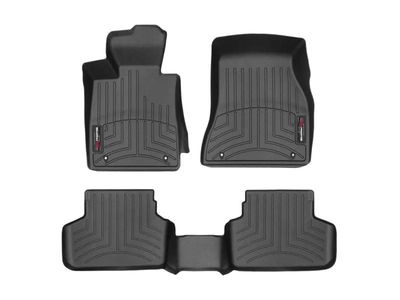 Weathertech 2017  BMW 5-Series Front and Rear FloorLiners - Black (xDrive Only - Does Not Fit RWD)