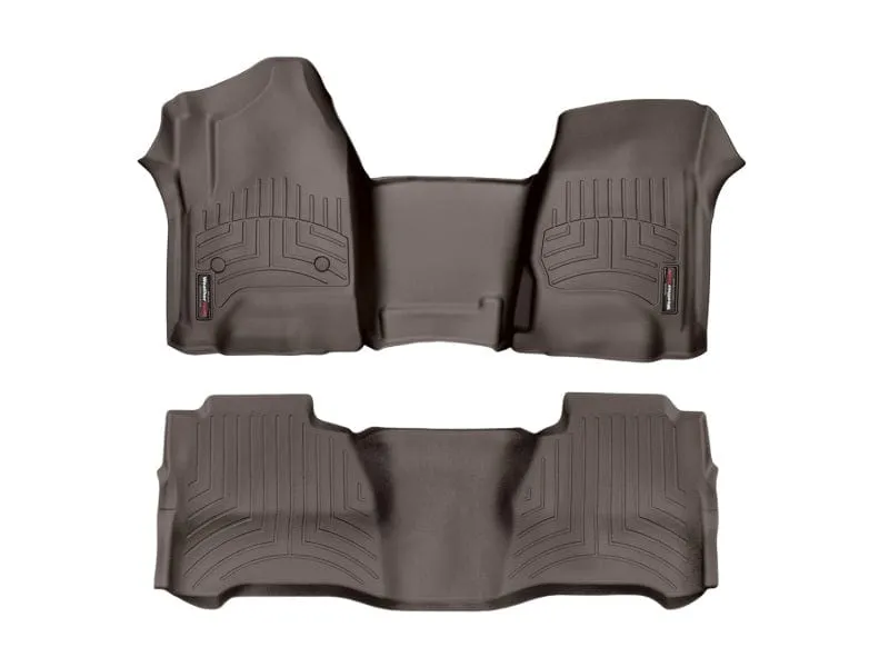 WeatherTech 2018  Land Rover Range Rover (No 2nd Row Console) Front & Rear FloorLiner - Cocoa