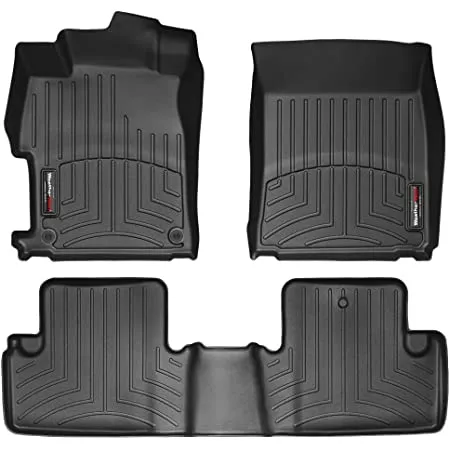 WeatherTech 2022  Honda Civic Sedan (w/o 2nd Row USB Ports) Front   Rear Floor Liner - Black