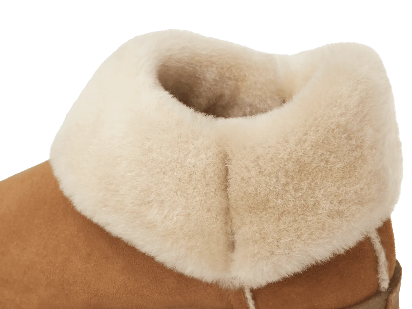 Winema Boots in Light Snuff Shearling Suede