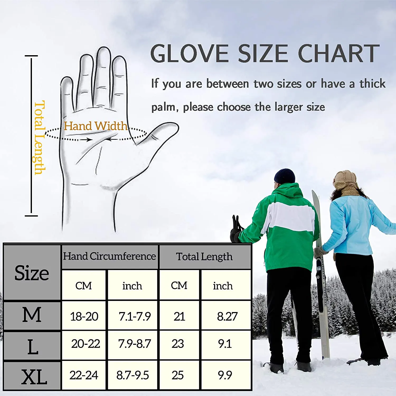 Winter Knit Gloves Touchscreen Warm Thermal Soft Lining Elastic Cuff Texting Anti-Slip 3 Size Choice for Women Men