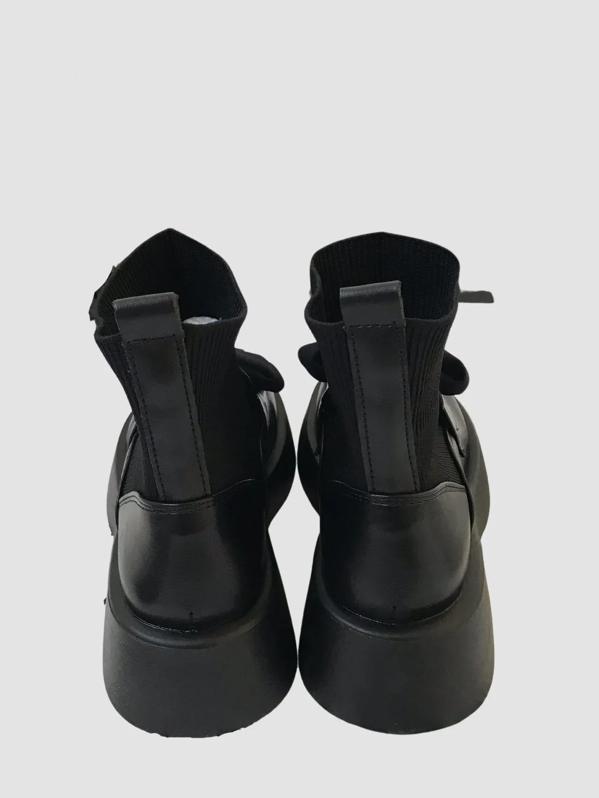 WLS Thick Soled Thin Retro Boots