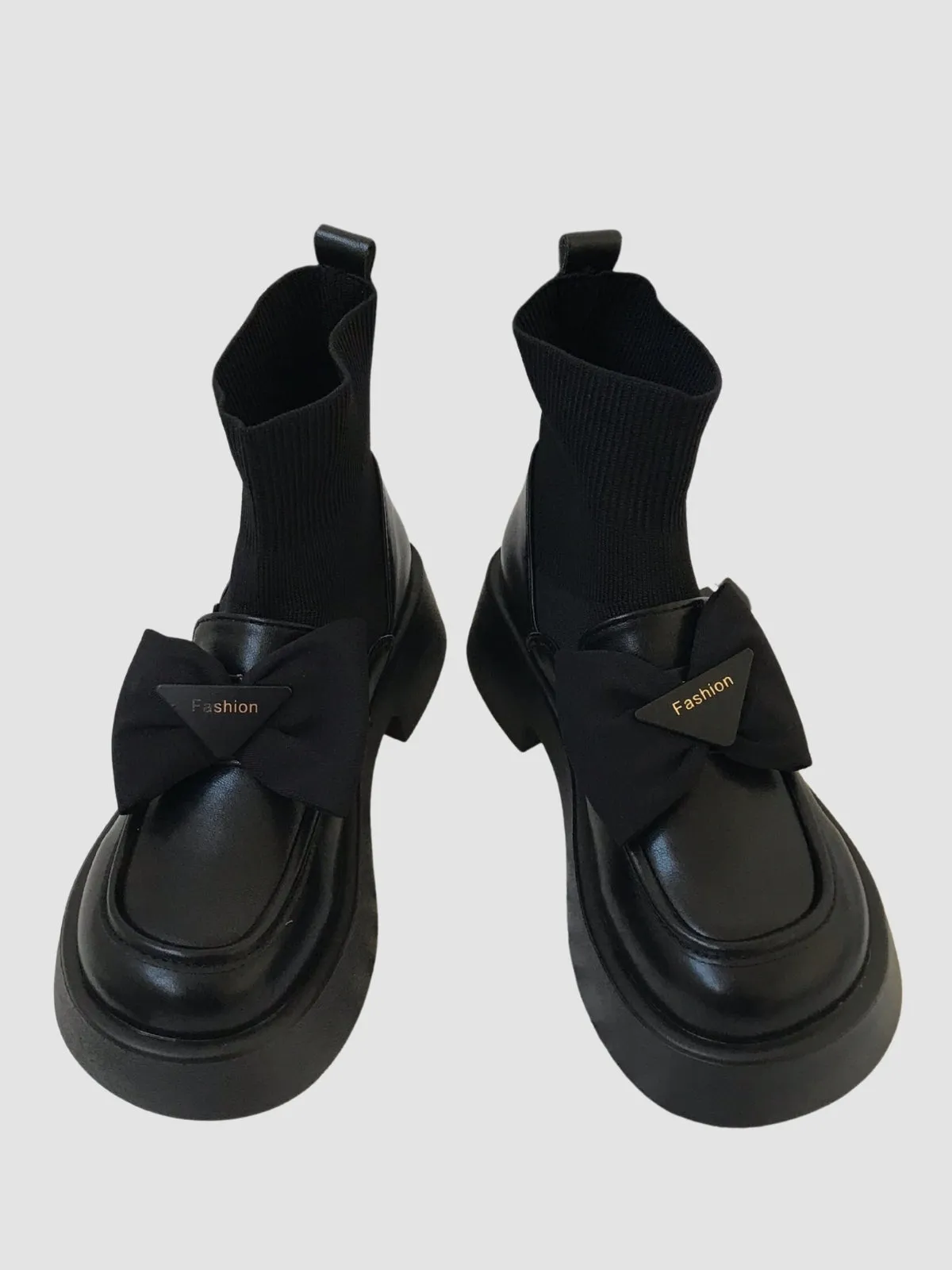 WLS Thick Soled Thin Retro Boots