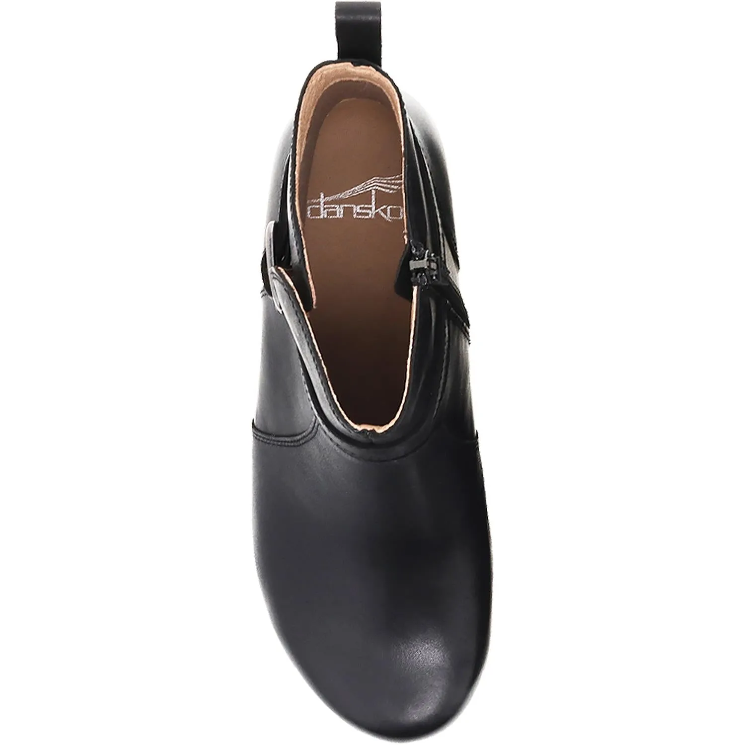 Women's Dansko Anya Black Waxy Burnished Leather