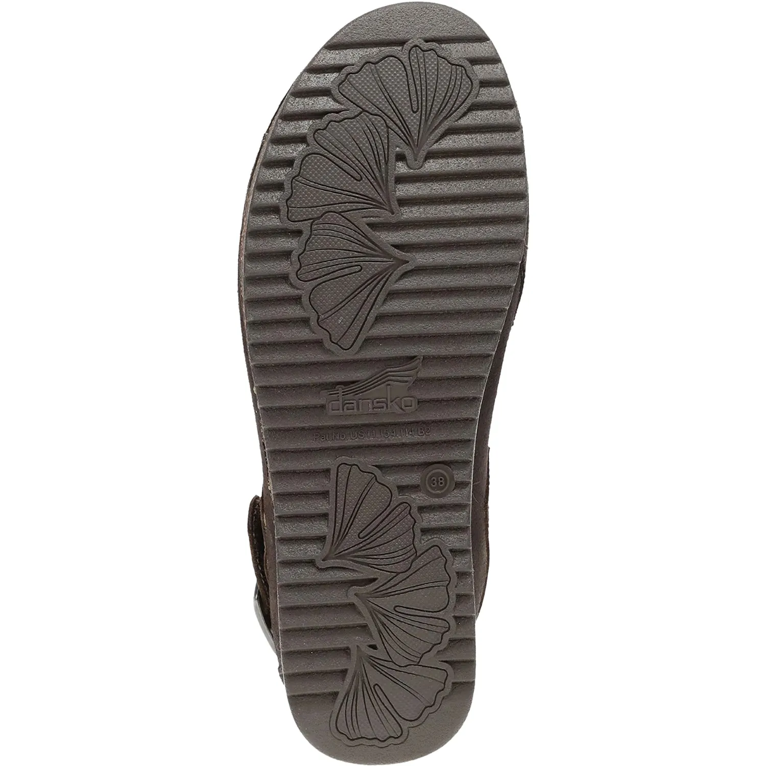 Women's Dansko Merrin Chocolate Burnished Suede