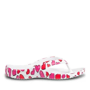 Women's Flip Flops - Hearts