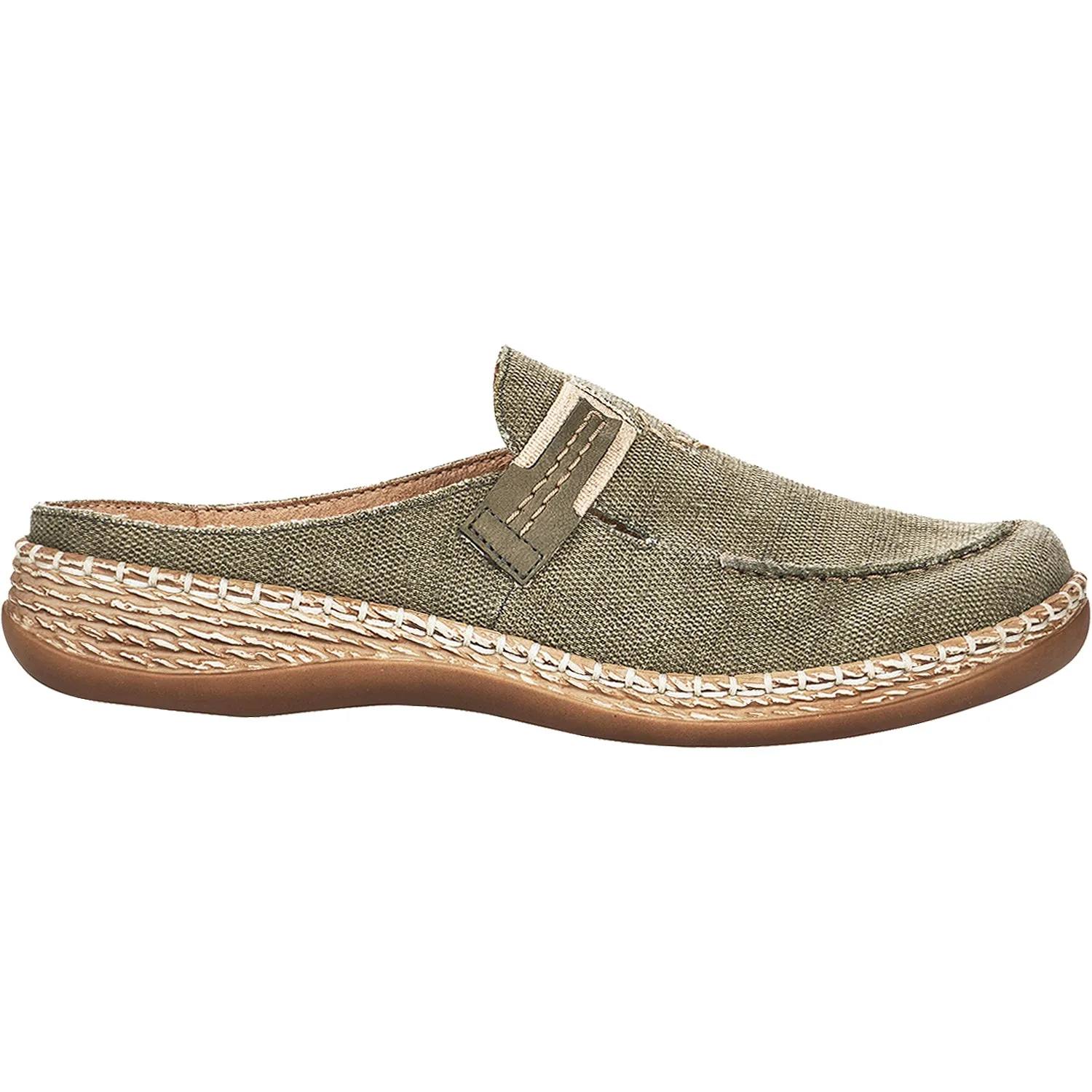 Women's Rieker 46493-54 Daisy 54 Pesto/Olive Fabric