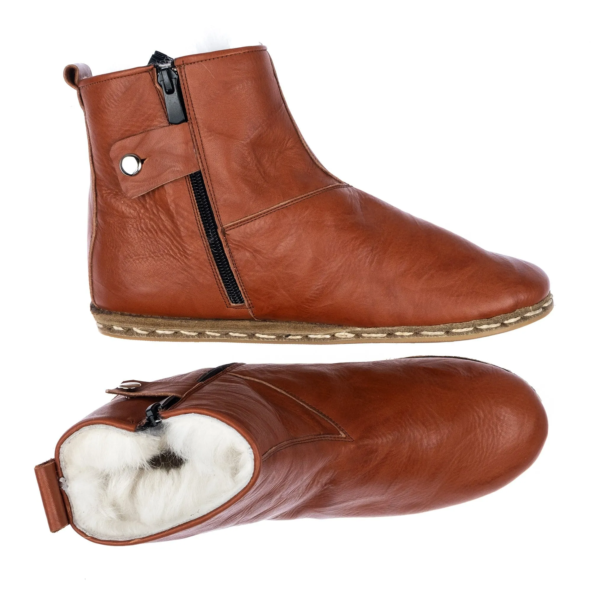 Women's Tan Shearlings