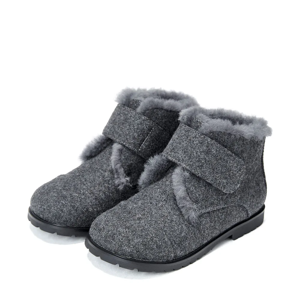 Zoey Wool Dark Grey