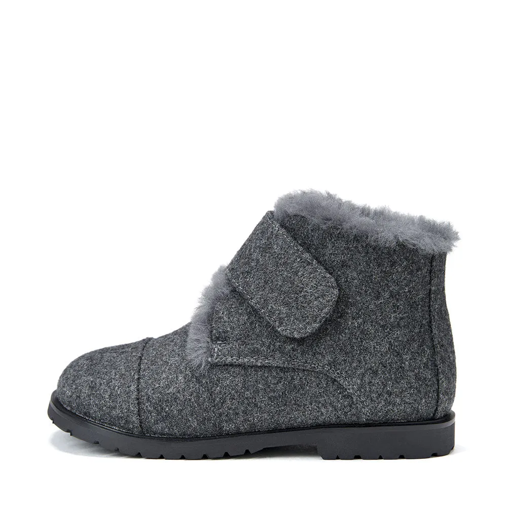 Zoey Wool Dark Grey